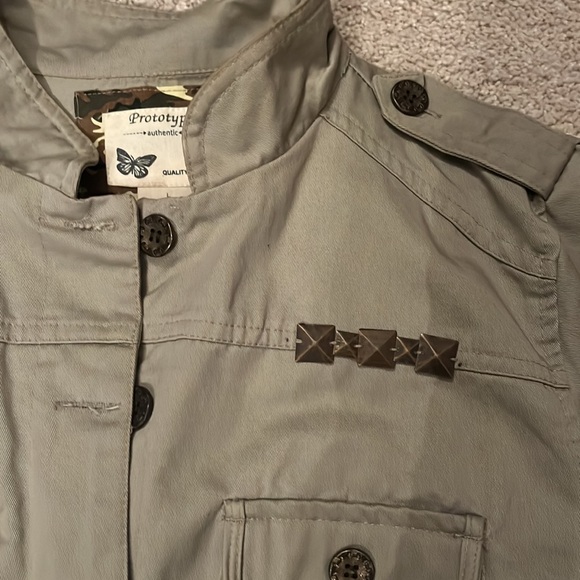 Cute Military style jacket L - Picture 4 of 4